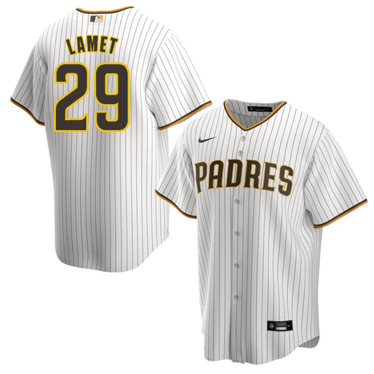 Nike Men #29 Dinelson Lamet San Diego Padres Baseball Jersey Sale-White